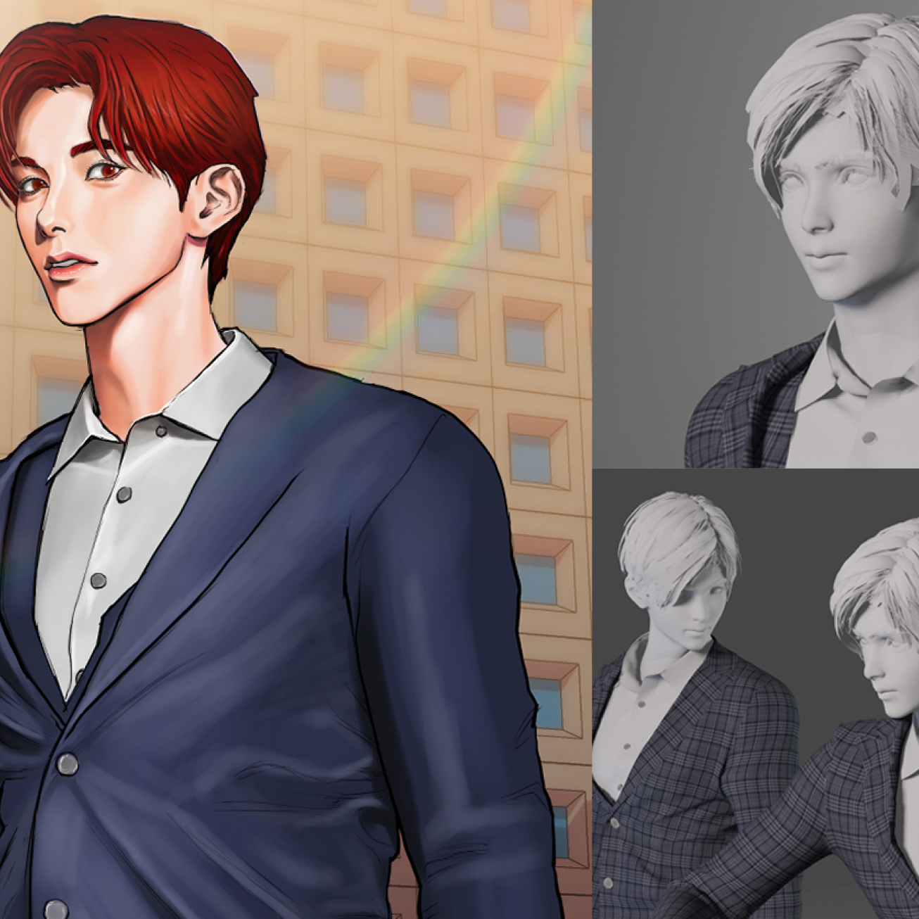 9등신 미남형